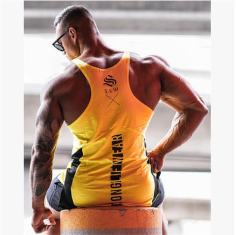 Sleeveless panelled vest